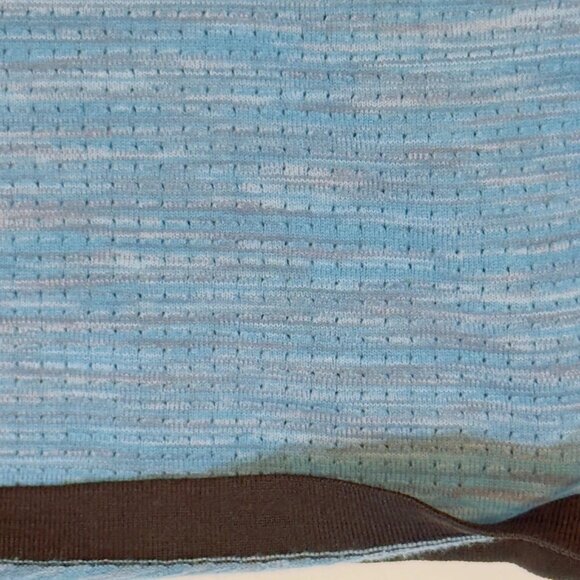 Nike Tech Knit Button Collar Shirt Men’s Medium Blue Blend - Picture 11 of 12